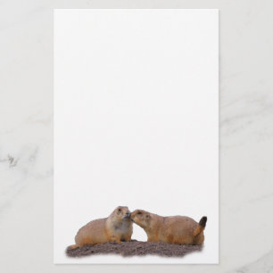 prairie dog kiss stationery