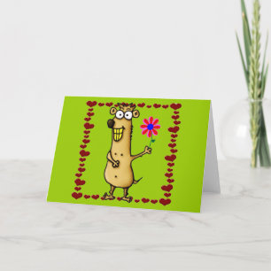 Prairie Dog Love Valentine Card