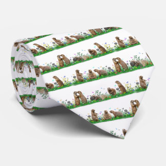 Prairie Dog Meadow Tie (choose colour)