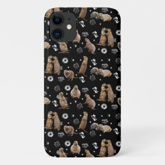 Prairie Dog Party iPhone 11 Case (Black)