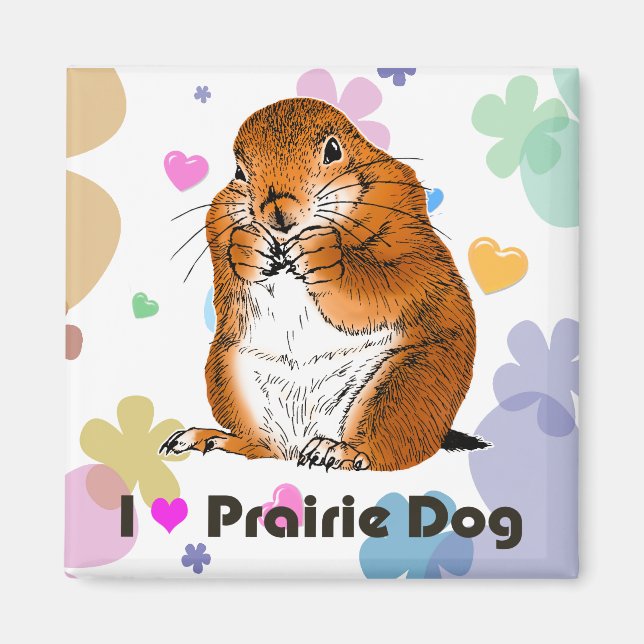 prairie dog which stands (4) magnet (Front)