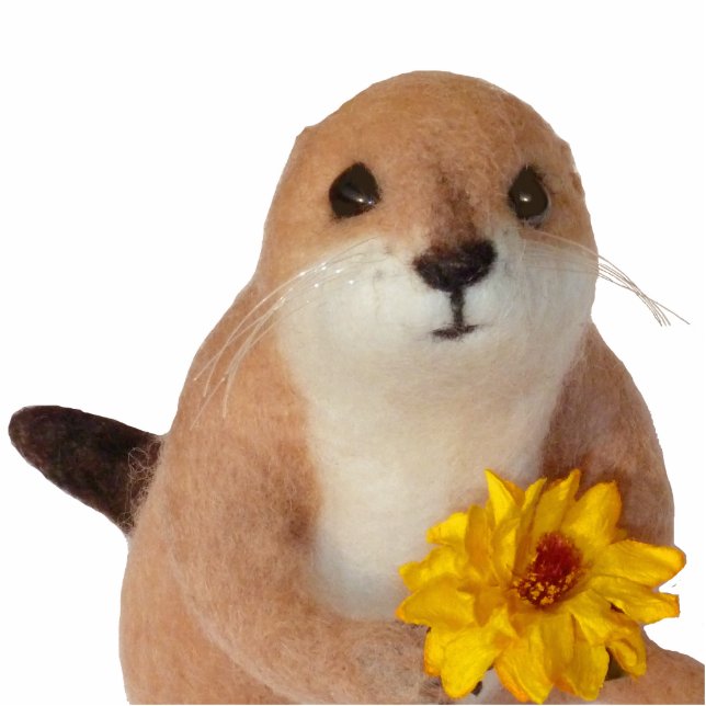 prairie dog's stuffed toy photo sculpture key ring (Front)