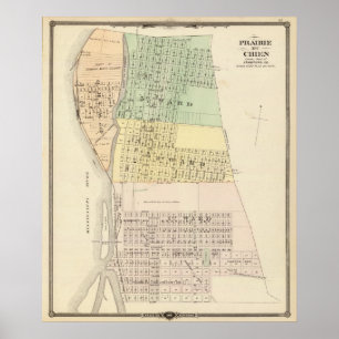 Prairie du Chien, county seat of Crawford Co Poster