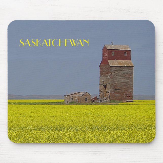 Prairie Elevator Landscape Mousepad (Front)