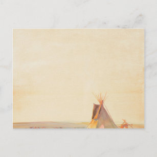 Prairie Evening, 1919 by Maynard Dixon Postcard