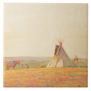 Prairie Evening by Maynard Dixon Tile