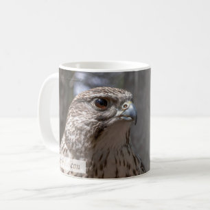 Prairie Falcon Psalm 92:5 KJV Coffee Mug