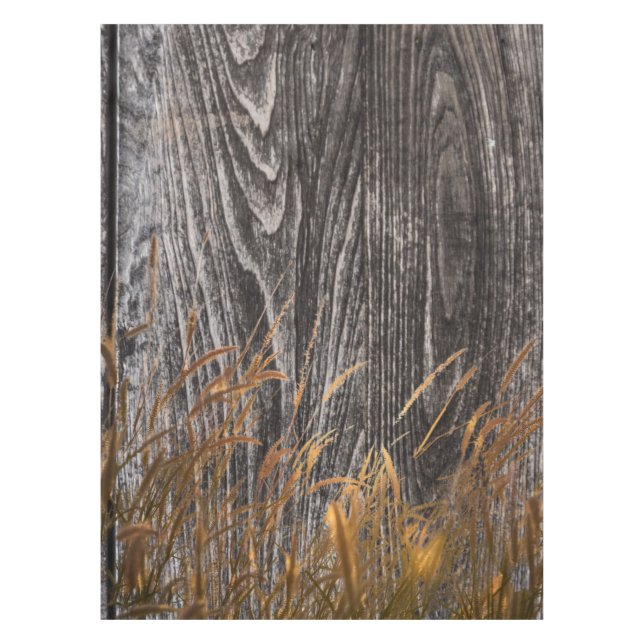 Prairie Harvest Wheat On Barn Board Tablecloth (Front)