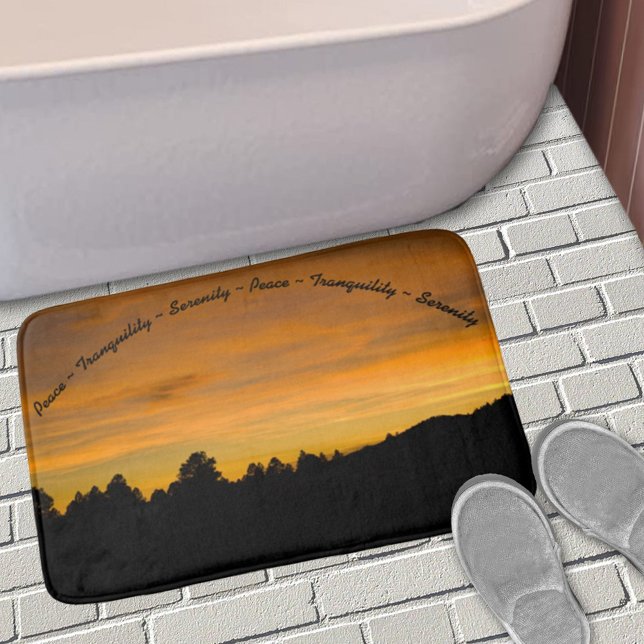 Prairie Hills At Sunset Photograph Bath Mat (Creator Uploaded)