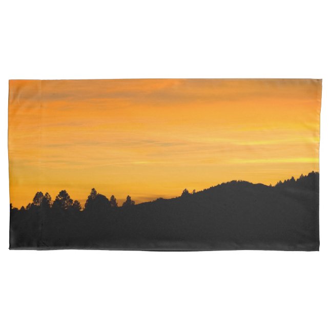 Prairie Hills At Sunset Photograph Pillowcase (Front)