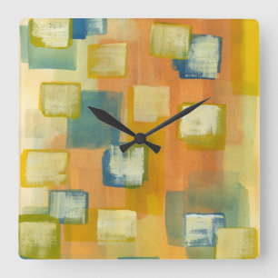 Prairie Home I Square Wall Clock