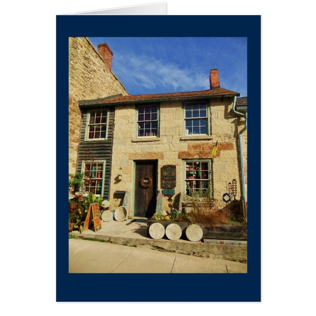 Prairie Oak Artican Facade with Blue Border (Front)