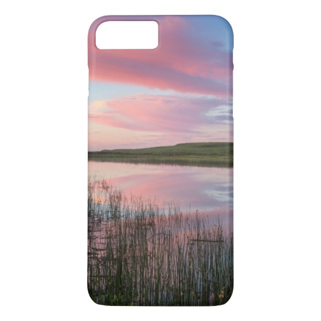 Prairie Pond Reflects Brilliant Sunrise Clouds Case-Mate iPhone Case (Back)