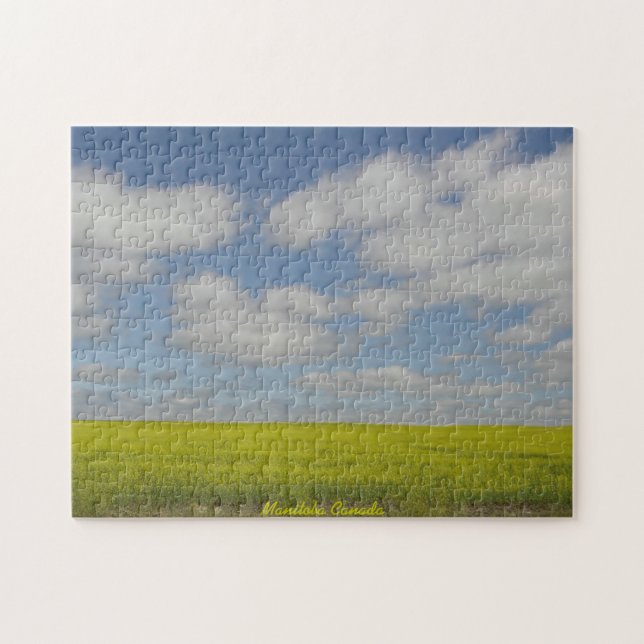 Prairie Puzzle Manitoba Nature Puzzle Personalised (Horizontal)