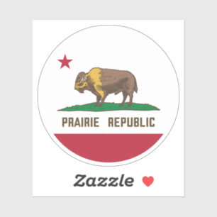 Prairie Republic Bison Flag Great Plains