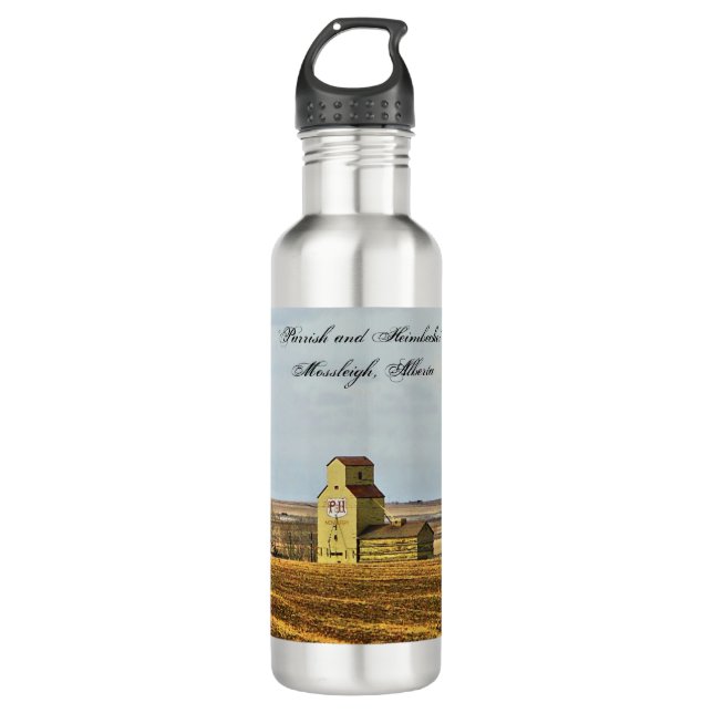 Prairie Sentinels Mossleigh Alberta Water Bottle (Front)