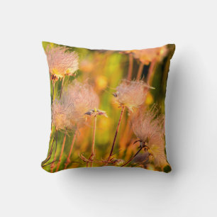 Prairie Smoke Wildflowers In Aspen Grove Cushion