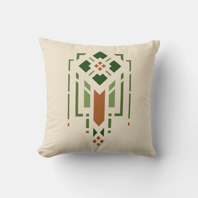 Prairie Stencil Cushion (Front)