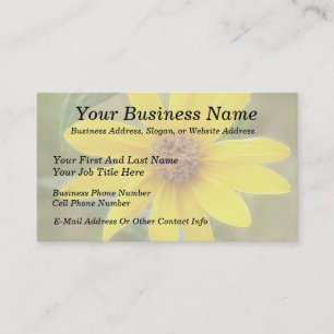 Prairie Sunflower - Helianthus maximilianii Business Card