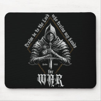 Praise Be To The Lord Who Train My Hands For War P Mouse Mat