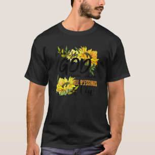 Praise God From Whom All Blessing Flow Sunflower T-Shirt