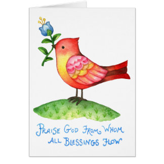 Praise God from Whom All Blessings Flow - Card