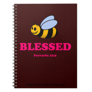 Praise Him N Pink Bible Quote Customise it Notebook