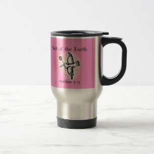Praise Him N Pink Bible Quote Customise it Travel Mug