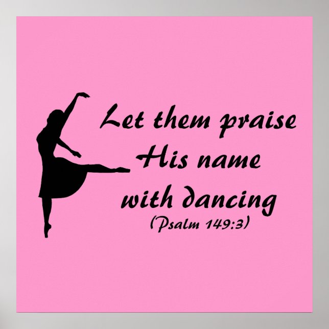 Praise Him with Dancing Poster (Front)