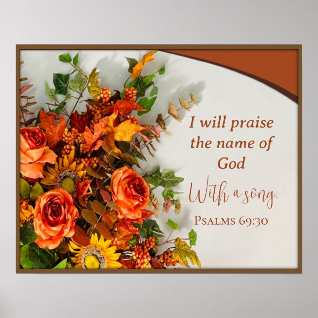 Praise him With Thanksgiving  Poster (Front)