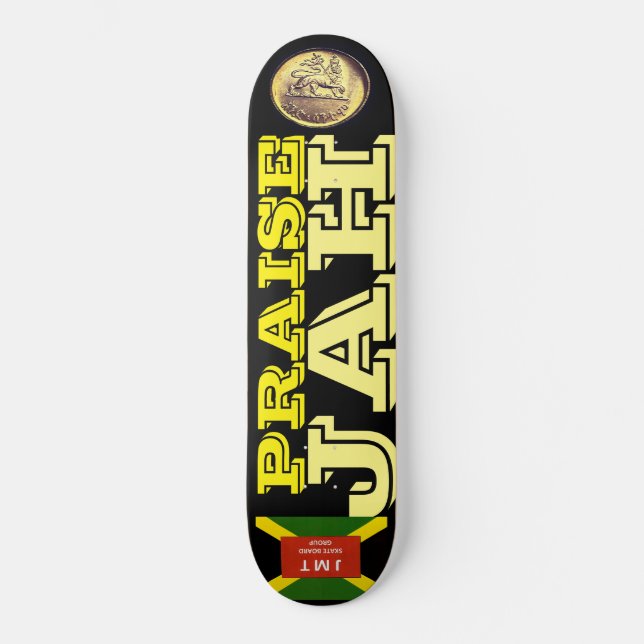 PRAISE JAH  Skateboard (Front)