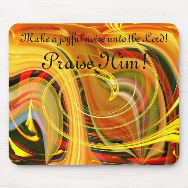 Praise! Mouse Mat (Front)