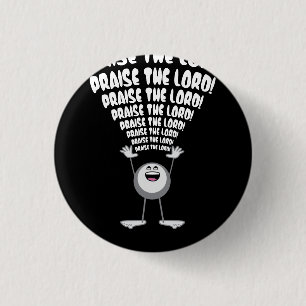 Praise The Lord Emoji 3 Cm Round Badge