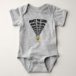 Praise The Lord Emoji Baby Bodysuit