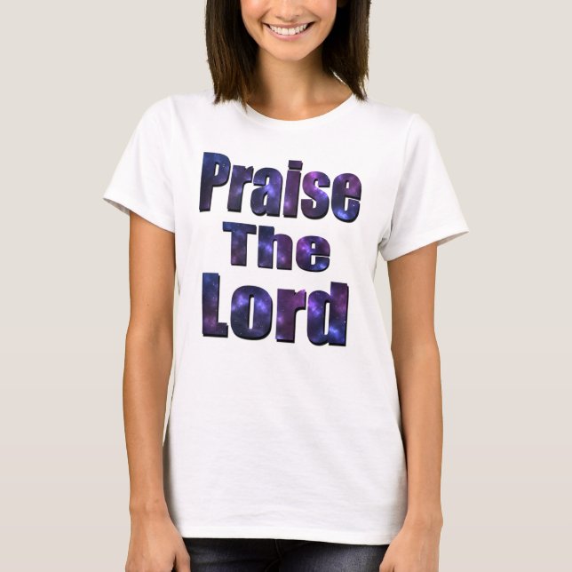 Praise The Lord Logo, T-Shirt (Front)