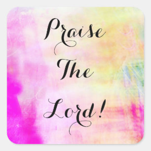 Praise The Lord Stickers