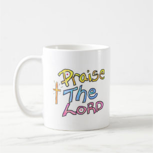 ‘Praise The LORD’ with Cross Christian Ladies  Coffee Mug