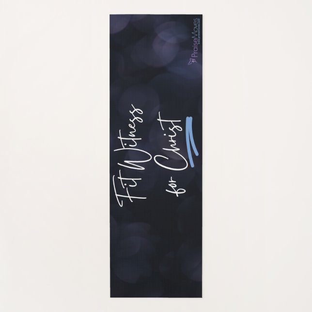 PraiseMoves Exercise Mat - Dark mat (Front)