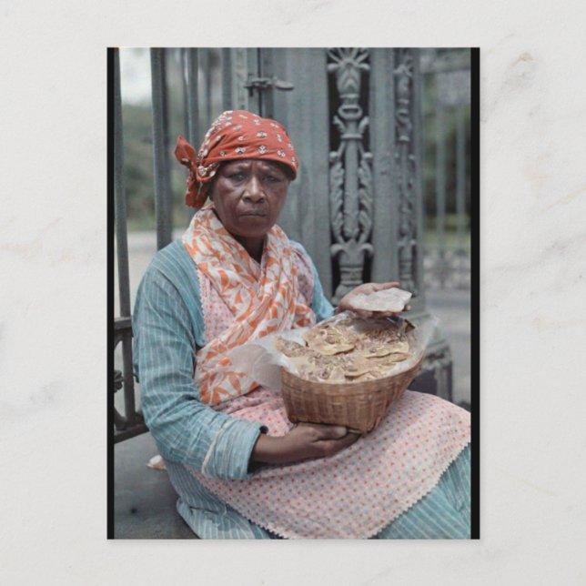 Praline Sales Jackson Square French Quarter Postcard (Front)