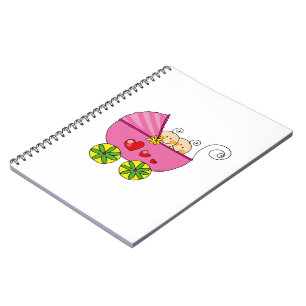 Pram & baby girl twins notebook
