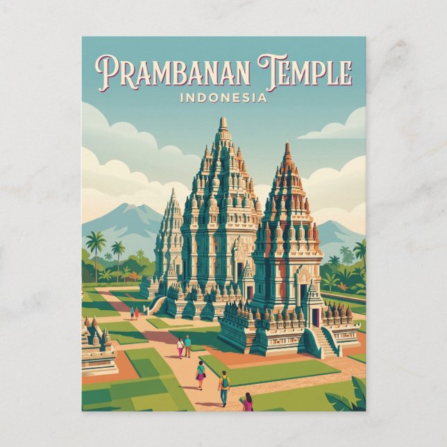 Prambanan Temple Indonesia Postcard (Front)