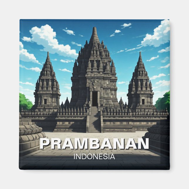 Prambanan Temple Indonesia UNESCO Magnet (Front)