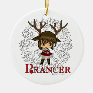 Prancer Ceramic Tree Decoration