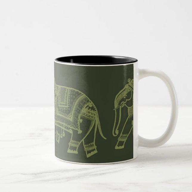 Prancing Elephants - Mug (Right)
