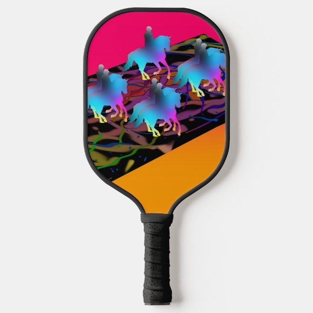 Prancing Horses Pickleball Paddle (Front)