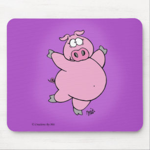 Prancing Pig Mousepad