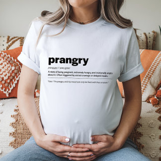 Prangry Maternity Shirt Funny Gift