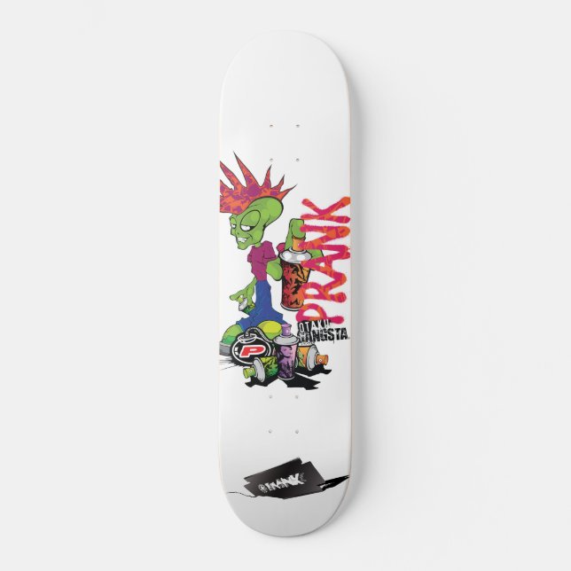 Prank Alien Punk Vandal Skateboard (Front)