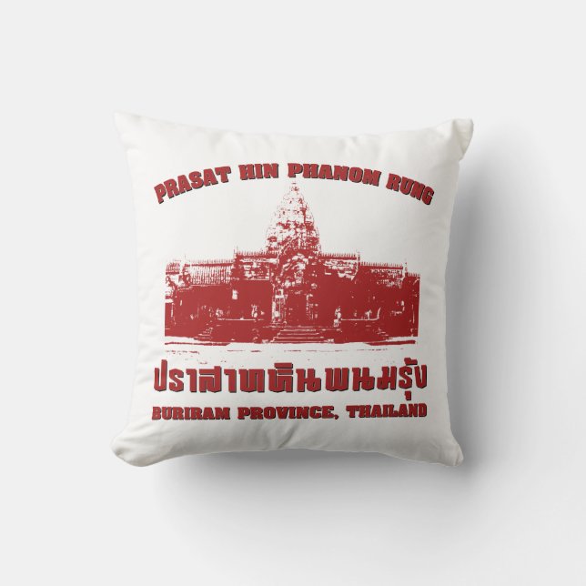 Prasat Hin Phanom Rung, Buriram, Isaan, Thailand Cushion (Front)