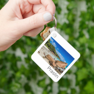 Praslin Seychelles Island Anse Lazio Beach Gift Key Ring